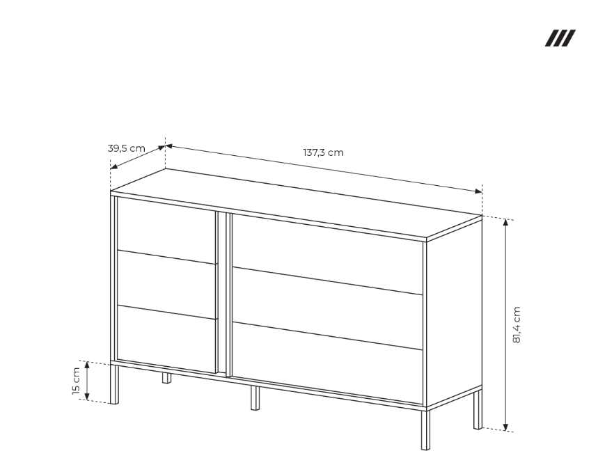 Komoda DAST S6