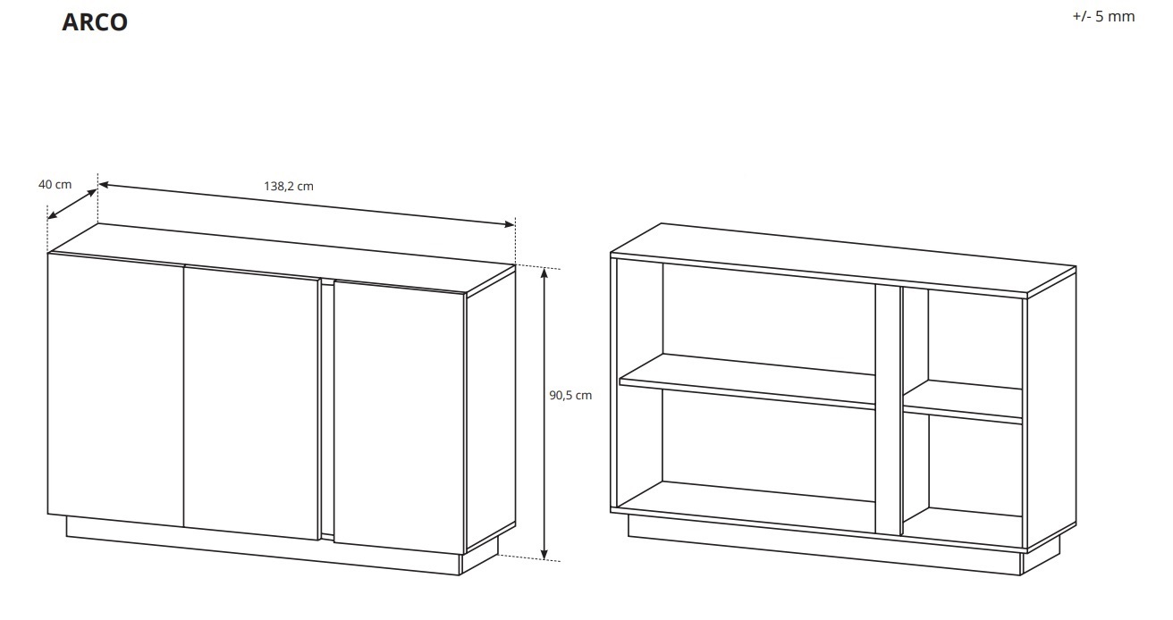 komoda 138 arco