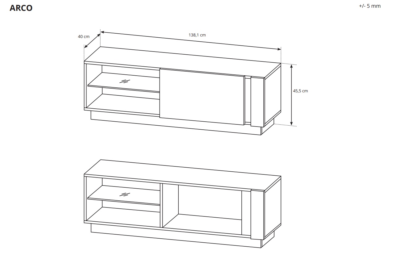 tv benk 138 arco