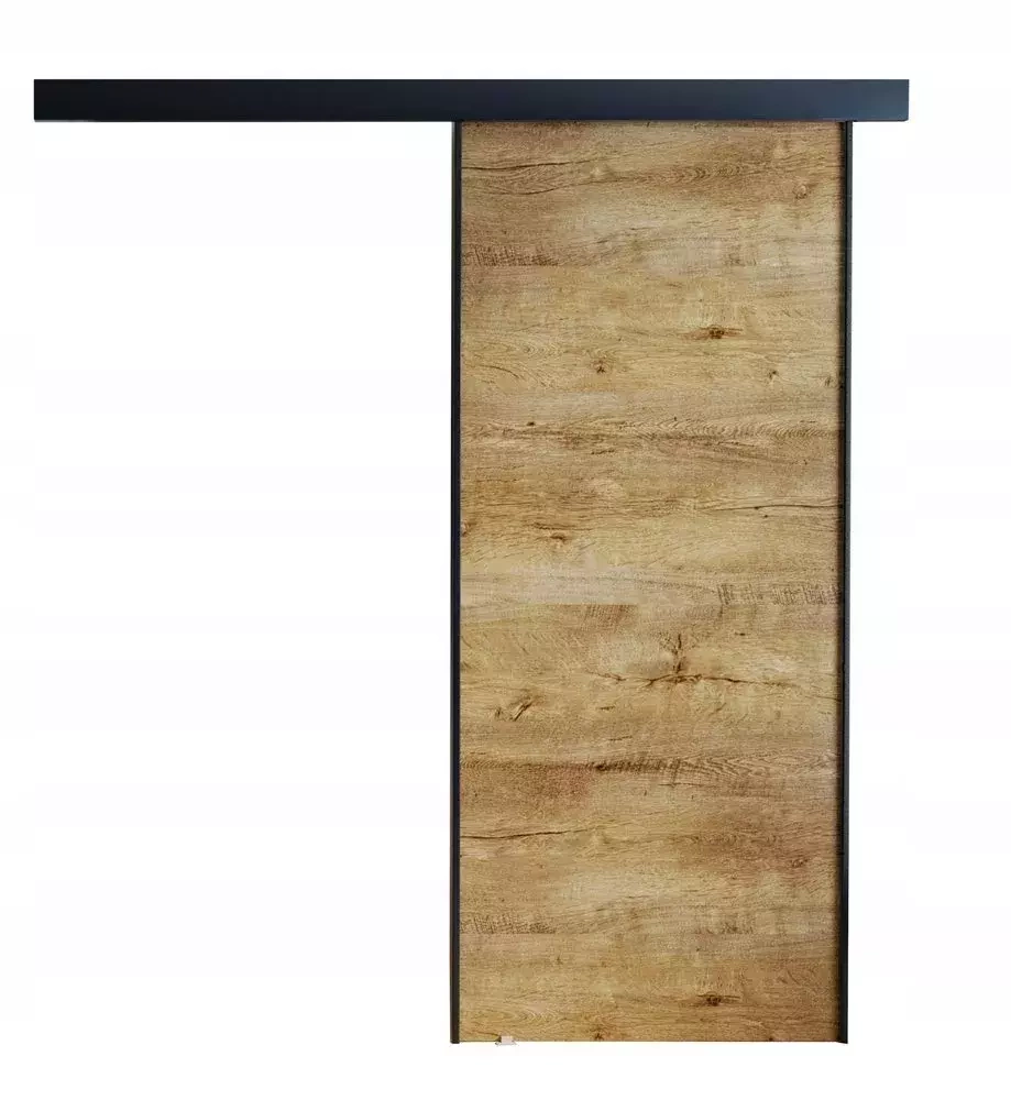 Skjutdörr 90 cm gold craft ek Marti