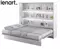 Sängskåp 160x200  vit matt Bed Concept BC-14